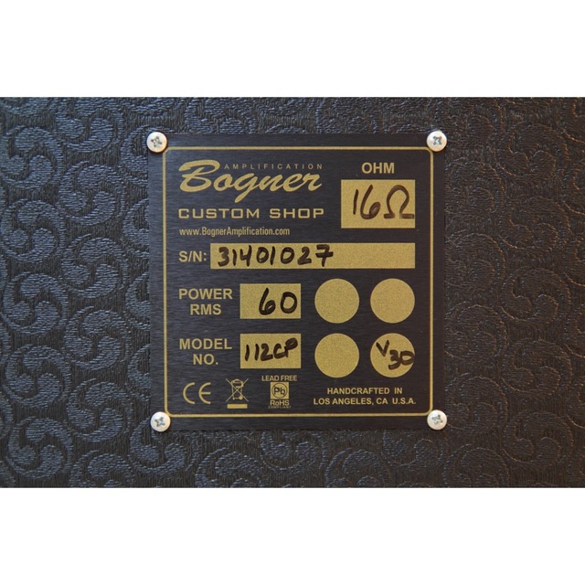 BOGNER 1X12 CUBE CLOSED BACKの通販 by やす's shop｜ラクマ