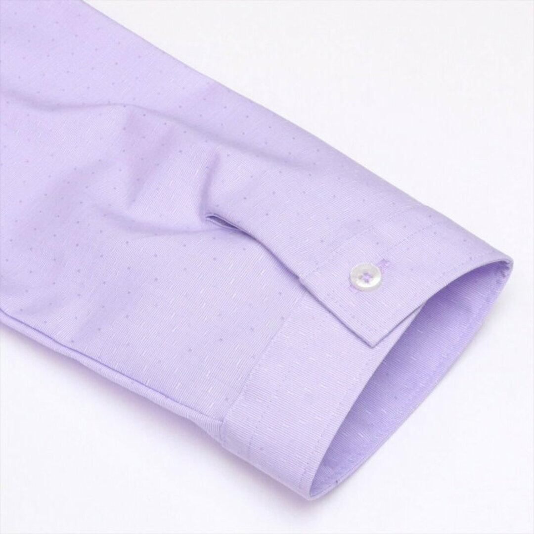 【パープル】(W)形態安定 レギュラーカラー 七分袖 レディースシャツ 綿100% レディースのトップス(シャツ/ブラウス(長袖/七分))の商品写真