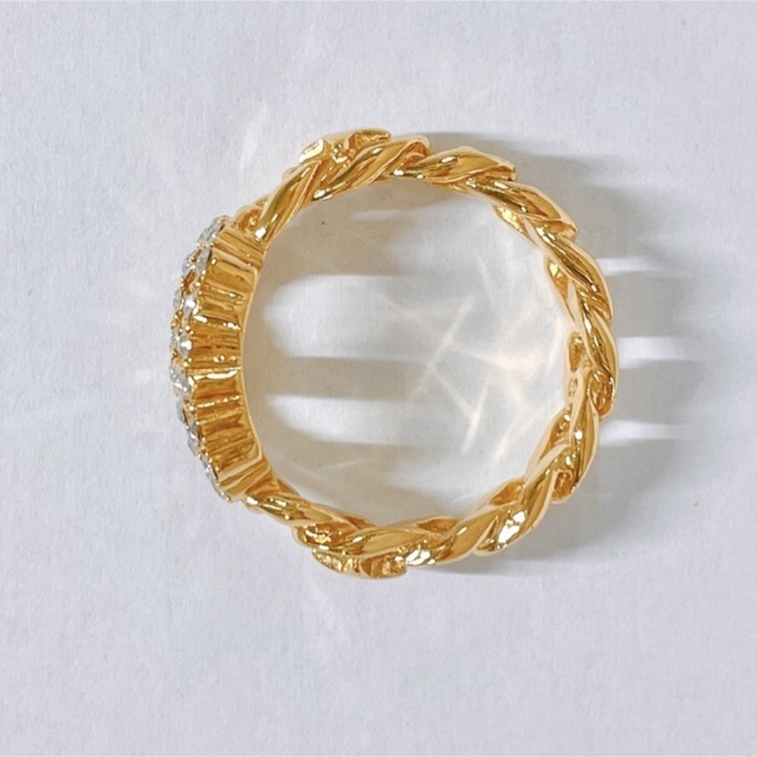 Dior ディオール 指輪 リング CD ロゴ ClairDLune 新品同様-