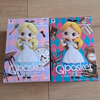 バンプレスト(BANPRESTO)の未開封　Qposket フィギュア　ALICE thinking time ２種(その他)