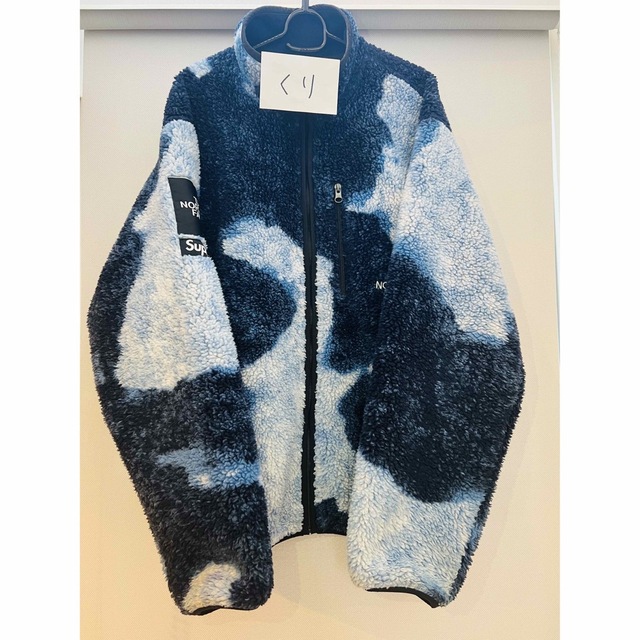 【L】Supreme×TNF Bleached Denim Fleece＋おまけ