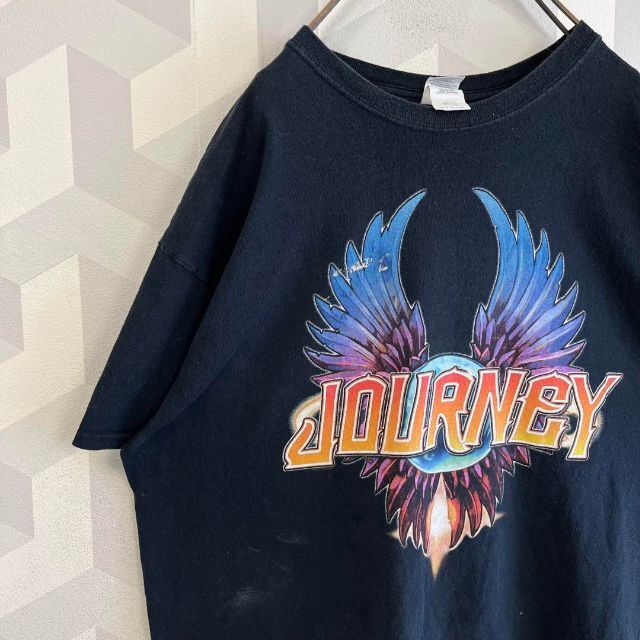 【ジャーニー】XLサイズ バンド Tシャツ ロック メタル 黒 Journey