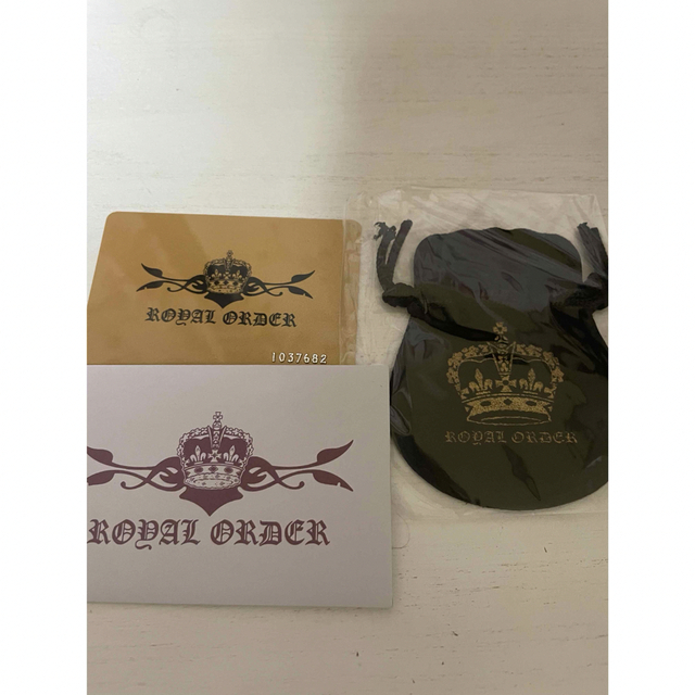 ROYAL ORDER/ロイヤルオーダー】 ダブル ティアラ リボン バンド メンズのアクセサリー(リング(指輪))の商品写真