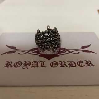 ROYAL ORDER/ロイヤルオーダー】 ダブル ティアラ リボン バンド(リング(指輪))