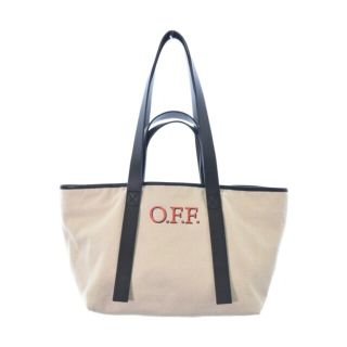 OFF-WHITE - OFF-WHITE オフホワイト トートバッグ - ベージュx黒