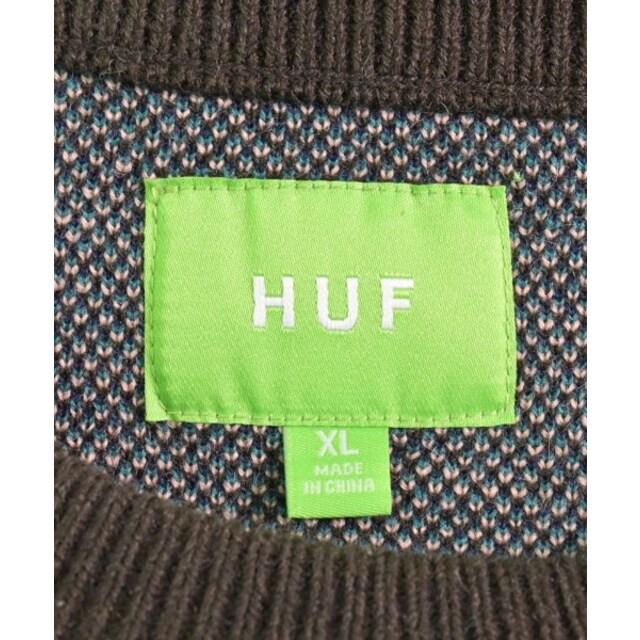 HUF ハフ ニット・セーター XL 茶 | hartwellspremium.com