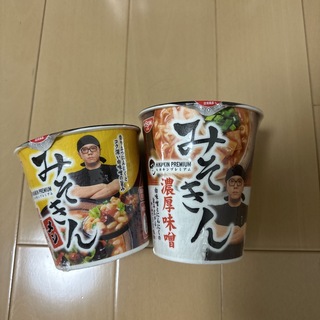 ニッシンショクヒン(日清食品)のみそきん ヒカキン HIKAKIN カップ麺  カップ飯 カップヌードル(インスタント食品)