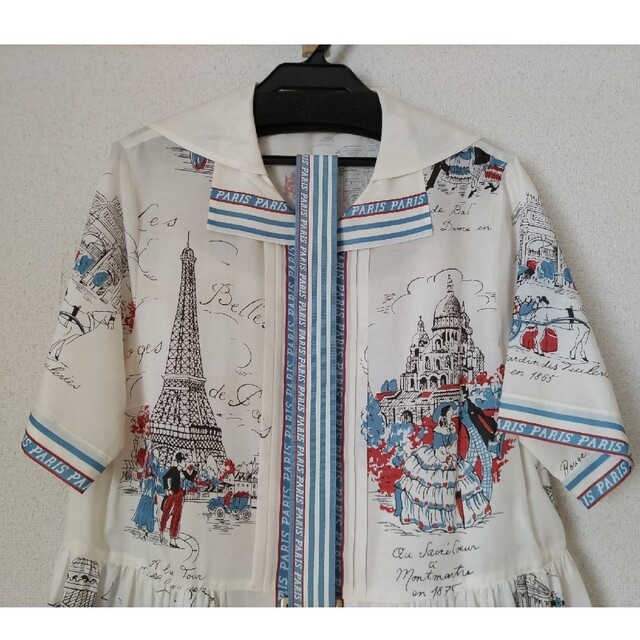 石見銀山 ジェーンマープル Bonjour Paris マリンカラードレス 新品