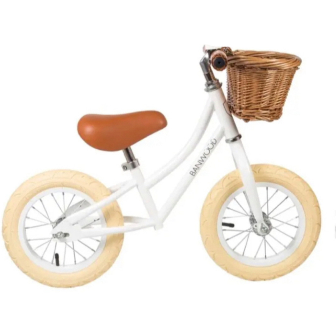 新品)BANWOOD 白 キックバイク ストライダー バランスバイク