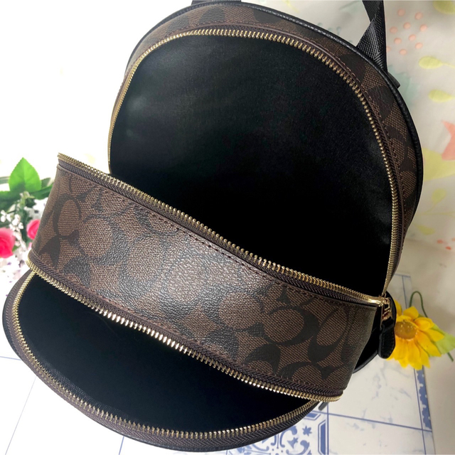 コーチ リュック 大人気 バックパック ダークブラウン 【新品】-