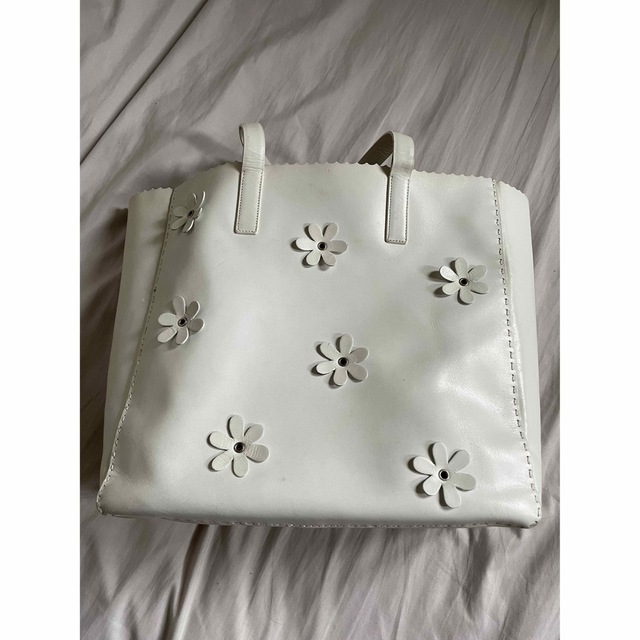 トートバッグ PRADA プラダ トートバッグ 花柄 フラワー プレート ロゴ