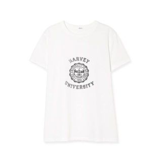 ミラオーウェン(Mila Owen)のコンパクトカレッジTシャツ　ホワイト　０(Tシャツ(半袖/袖なし))