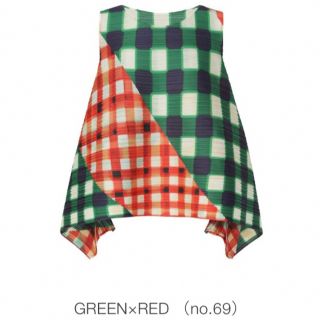 プリーツプリーズイッセイミヤケ(PLEATS PLEASE ISSEY MIYAKE)のPLEATS PLEASE ISSEY MIYAKE CHECK RED(カットソー(半袖/袖なし))