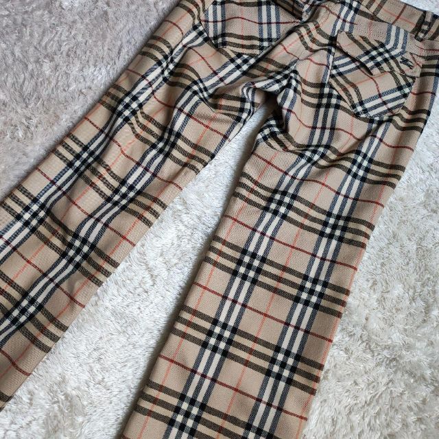 BURBERRY(バーバリー)のバーバリーブルーレーベル　スラックス　長ズボン　チノパン　ノバチェック　34 レディースのパンツ(チノパン)の商品写真