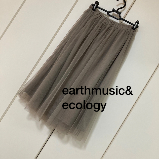 earth music & ecology(アースミュージックアンドエコロジー)のアースミュージック＆エコロジー チュールスカート ロペピクニック グローブ レディースのスカート(ひざ丈スカート)の商品写真