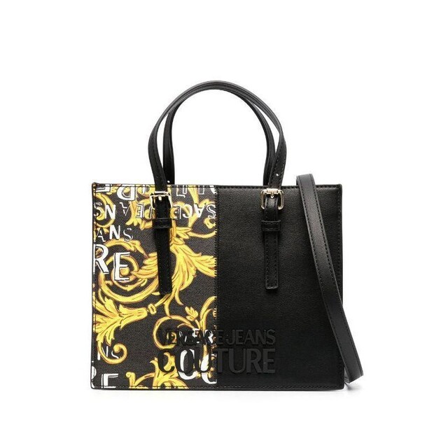 VERSACE JEANS COUTURE ハンドバッグ バロック ブラックの通販 by LAZY