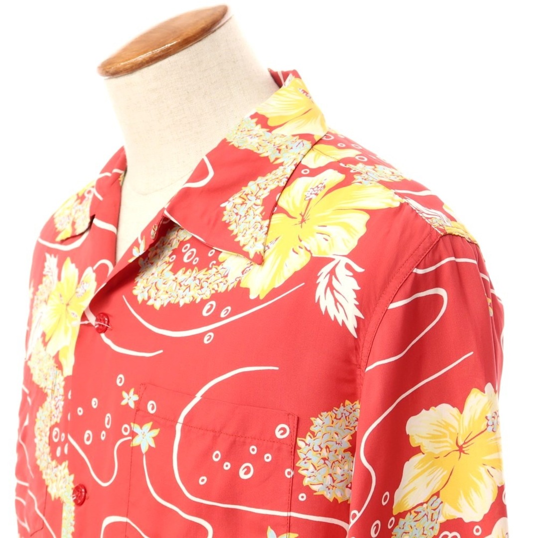 サンサーフ SUN SURF HIBISCUS アロハシャツ　長袖　M