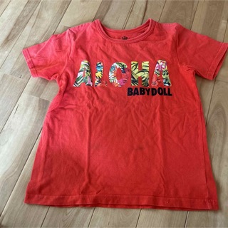 ベビードール(BABYDOLL)のused  ベビードール　Tシャツ　サイズ140 赤(Tシャツ/カットソー)