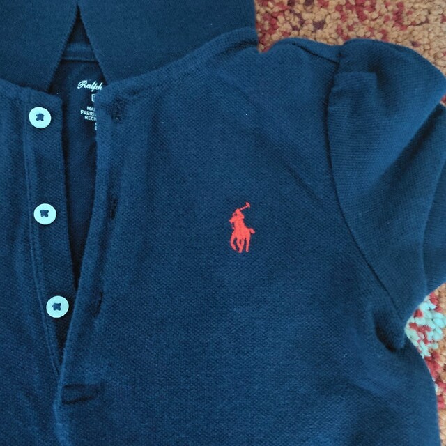 Ralph Lauren(ラルフローレン)の【美品】ラルフローレン　ポロシャツ　ワンピース　size90 キッズ/ベビー/マタニティのキッズ服女の子用(90cm~)(ワンピース)の商品写真