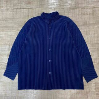 イッセイミヤケ(ISSEY MIYAKE)の22ss 美品 HOMME PLISSE オムプリッセ プリーツ シャツ 2(シャツ)