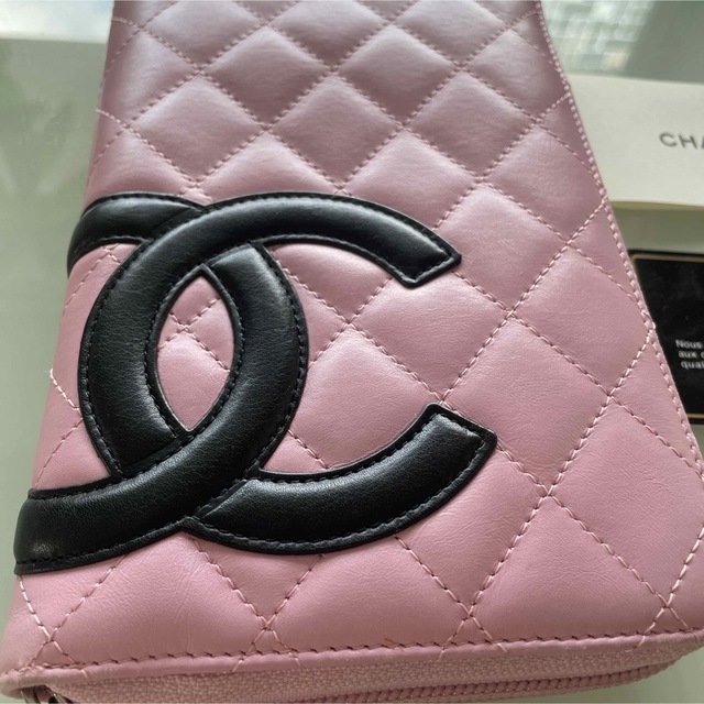 CHANEL(シャネル)のCHANEL 長財布　カンボン　ピンク レディースのファッション小物(財布)の商品写真