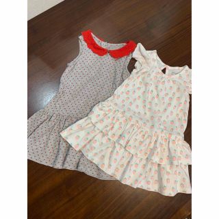 ベビーギャップ(babyGAP)のbaby GAP  ワンピース　2枚セット　12M〜18M(ワンピース)