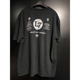 激レア L7 Tシャツ　ハンドTシャツ　XL  エルセブン　ブラック