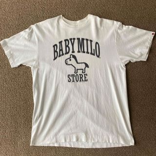 アベイシングエイプ(A BATHING APE)のA BATHING APE Tシャツ 白　エイプ(Tシャツ/カットソー(半袖/袖なし))