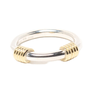 ティファニー(Tiffany & Co.)の美品 ティファニー リング 指輪 K18 SV925(リング(指輪))