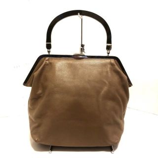 マルニ(Marni)のMARNI(マルニ) ハンドバッグ美品  - がま口(ハンドバッグ)