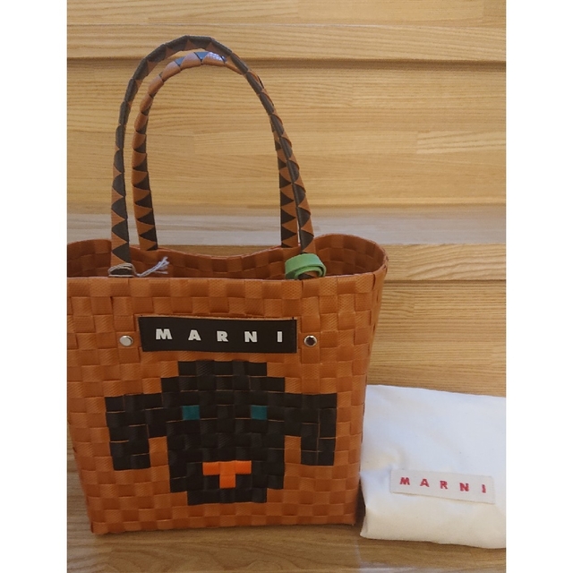 MARNI フラワーカフェ ドッグ トートバッグ-
