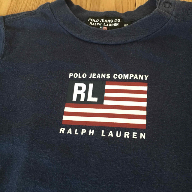 POLO RALPH LAUREN(ポロラルフローレン)のポロジーンズ　ロンパース   レトロ   キッズ/ベビー/マタニティのベビー服(~85cm)(ロンパース)の商品写真