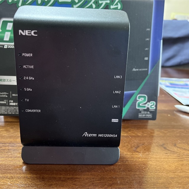 NEC 無線LANルーター  PA-WG1200HS4 スマホ/家電/カメラのPC/タブレット(PC周辺機器)の商品写真