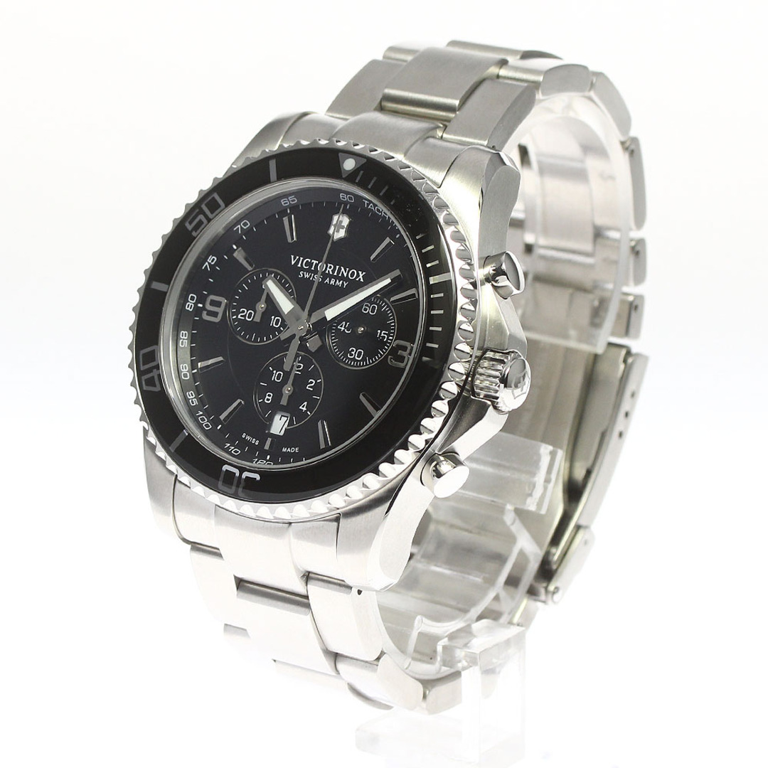 VICTORINOX(ビクトリノックス)のビクトリノックス Victorinox 241695 マーヴェリック クロノグラフ デイト クォーツ メンズ 極美品 箱・保証書付き_749730 メンズの時計(腕時計(アナログ))の商品写真