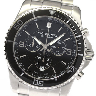ビクトリノックス(VICTORINOX)のビクトリノックス Victorinox 241695 マーヴェリック クロノグラフ デイト クォーツ メンズ 極美品 箱・保証書付き_749730【ev20】(腕時計(アナログ))