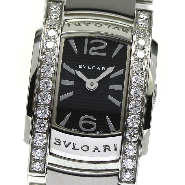 ブルガリ BVLGARI AA26S アショーマ サイドダイヤ クォーツ レディース ...