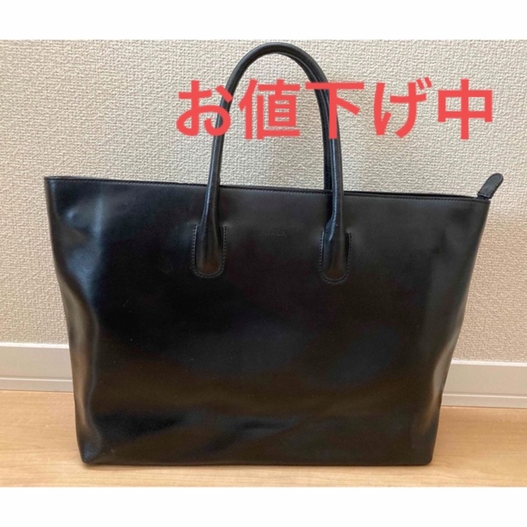 Furla(フルラ)のフルラ ビジネスバッグトート バッグレザー A4可 オールレザー黒 レディースのバッグ(トートバッグ)の商品写真