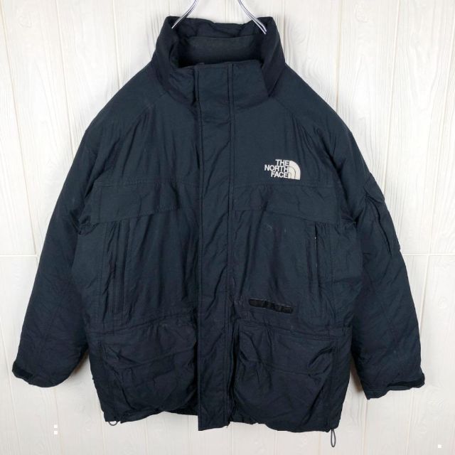 THE NORTH FACE(ザノースフェイス)の刺繍ロゴ★ザノースフェイス NORTH FACE 肉厚マウンテンダウンジャケット メンズのジャケット/アウター(ダウンジャケット)の商品写真