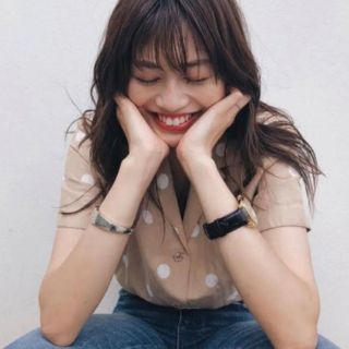 マウジー(moussy)のドットシャツ　moussy(シャツ/ブラウス(半袖/袖なし))