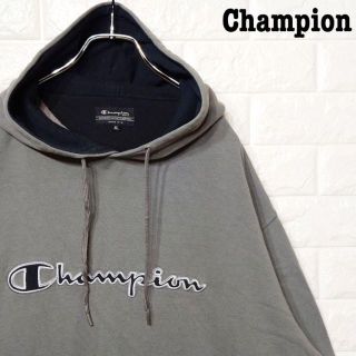 チャンピオン(Champion)のビッグサイズ★チャンピオンchampion プルオーバー 刺繍デカロゴ 裏起毛(パーカー)