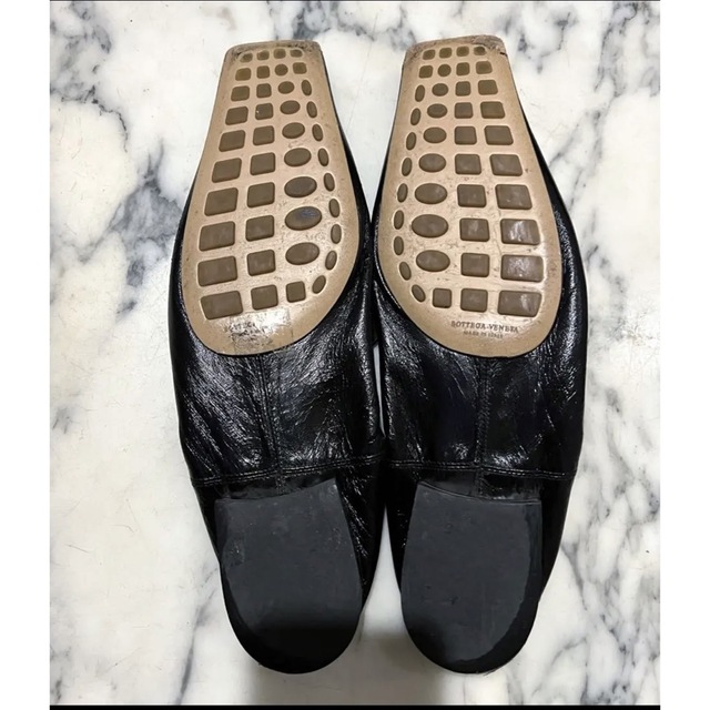 new bottega フラット スクエアトゥ パンプス Nero 37-