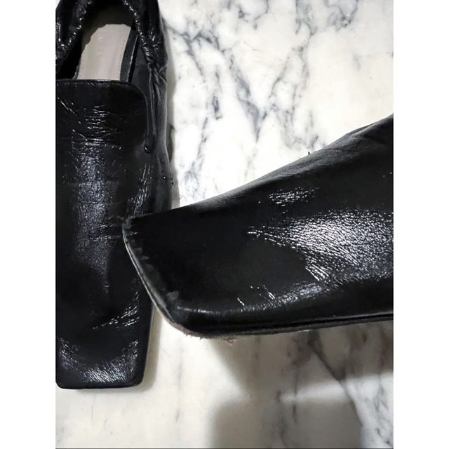 new bottega フラット スクエアトゥ パンプス Nero 37