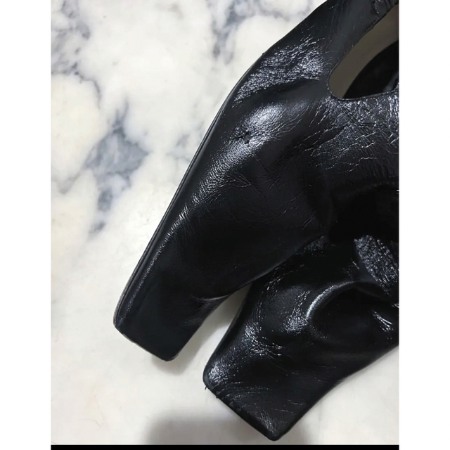 new bottega フラット スクエアトゥ パンプス Nero 37