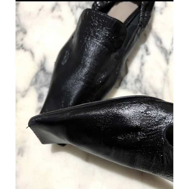 new bottega フラット スクエアトゥ パンプス Nero 37