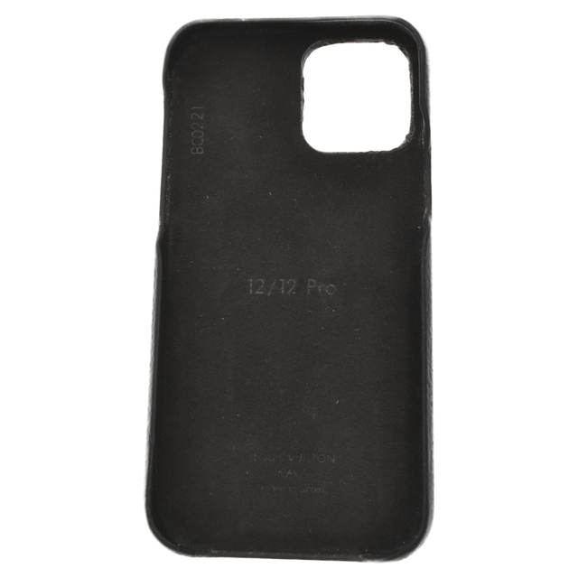 LOUIS VUITTON(ルイヴィトン)のLOUIS VUITTON ルイヴィトン iPhone12/12 Pro CASE BUMPER MONOGRAM M80080/BC0221 アイフォーン12/12プロ用 バンパーモノグラムPVCレザーケース 携帯ケース ブラウン/ブラック スマホ/家電/カメラのスマホアクセサリー(iPhoneケース)の商品写真