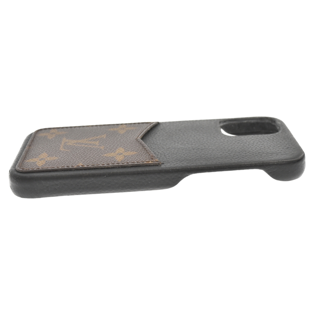 LOUIS VUITTON(ルイヴィトン)のLOUIS VUITTON ルイヴィトン iPhone12/12 Pro CASE BUMPER MONOGRAM M80080/BC0221 アイフォーン12/12プロ用 バンパーモノグラムPVCレザーケース 携帯ケース ブラウン/ブラック スマホ/家電/カメラのスマホアクセサリー(iPhoneケース)の商品写真