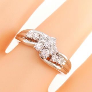 PT フラワー ダイヤモンド リング 0.50CT