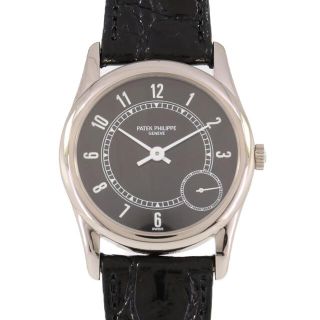 パテックフィリップ(PATEK PHILIPPE)のパテック・フィリップ　５０００Ｇ　カラトラバ　ＷＧ　自動巻(腕時計(アナログ))