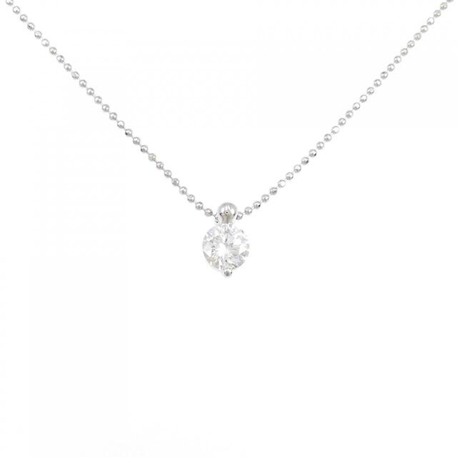 2022年最新海外 ソリティア PT ダイヤモンド 0.572CT ネックレス