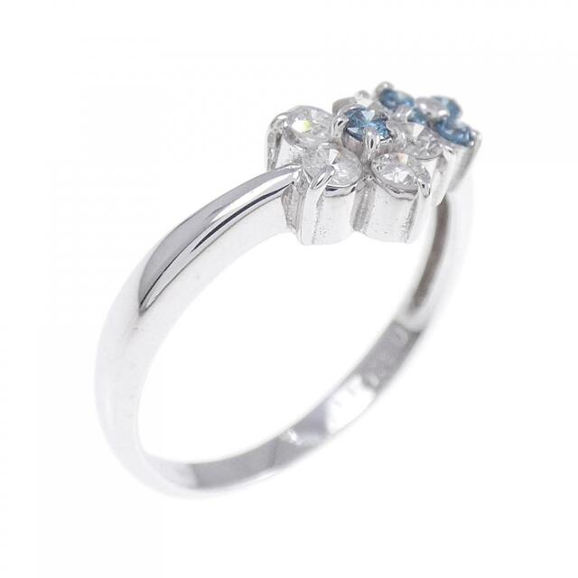 スタイリッシュシンプル ◇ ダイヤモンドリング 【K14WG】0.15ct
